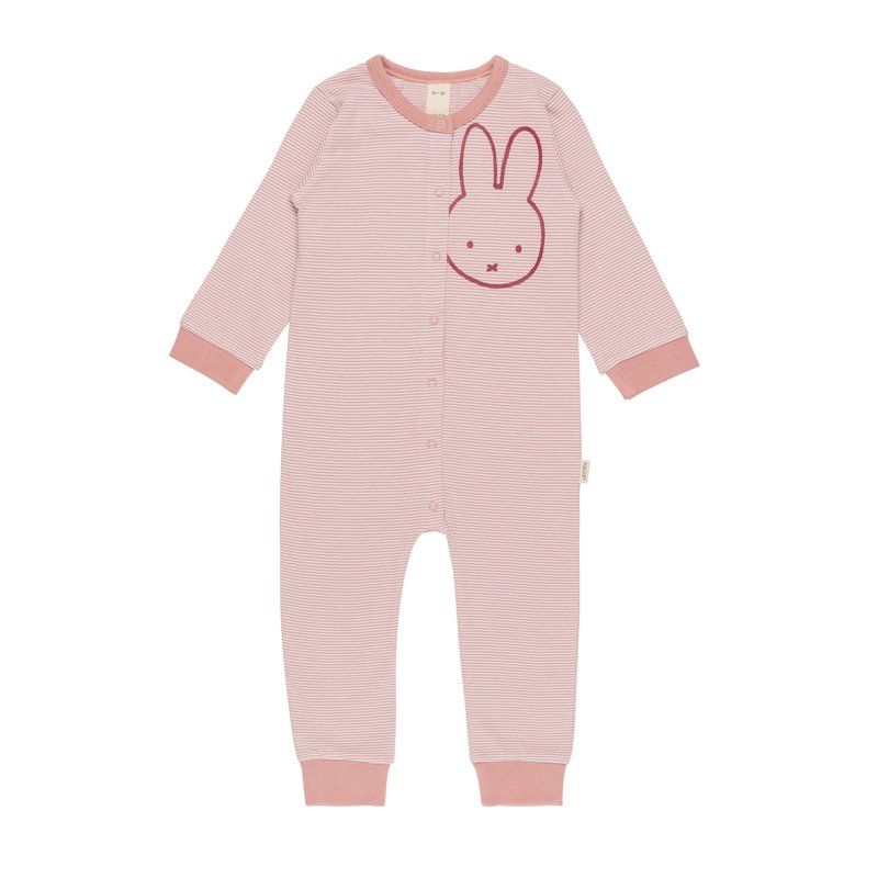 Onesie streep roze 62-68