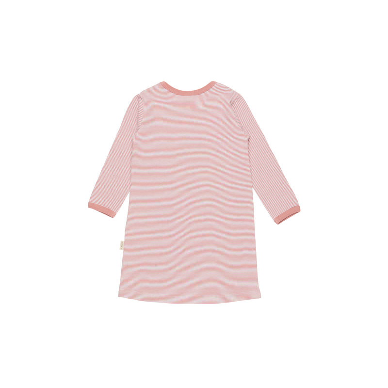 Nachthemd streep roze lm 80