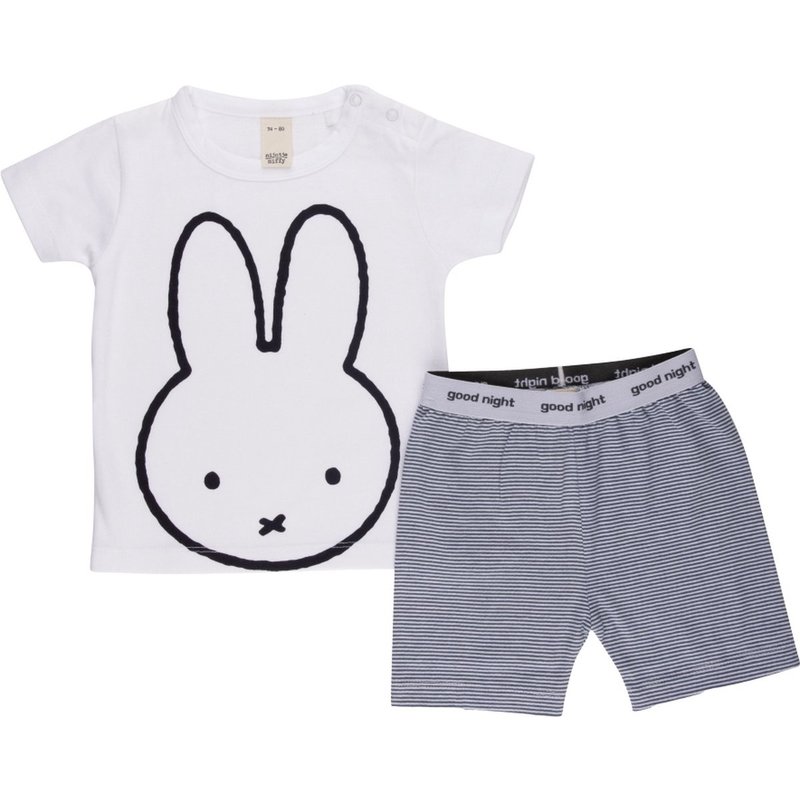 Shortama streep blauw 62-68