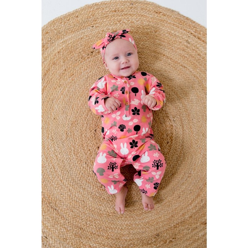 Set playsuit, hairband pink 68