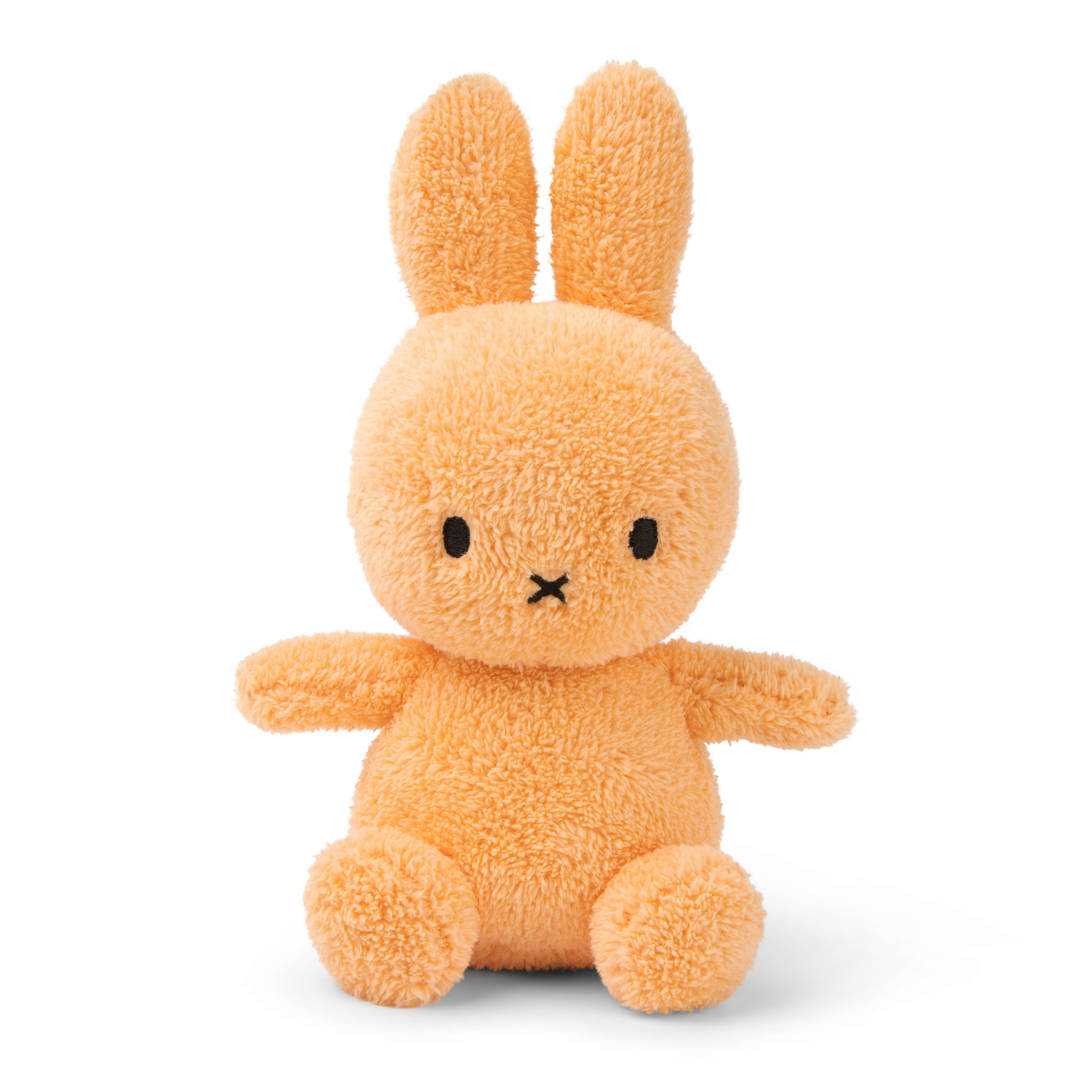 Miffy Sitting Terry Soft Orange - 23 cm - 9'' - De winkel van nijntje