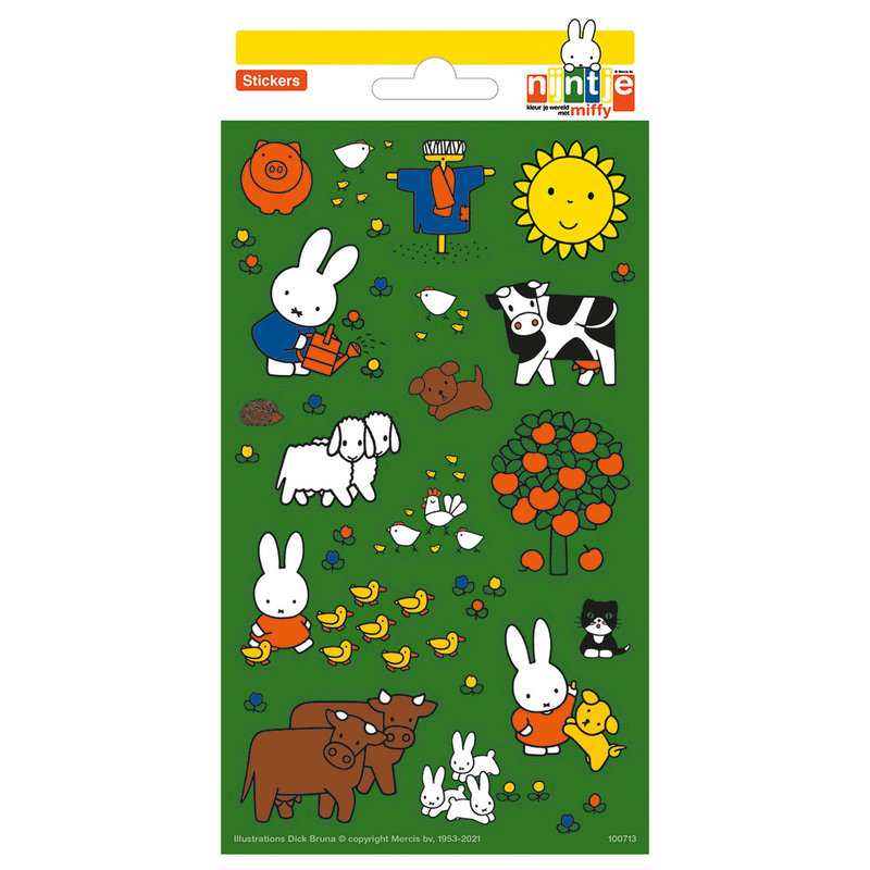 Stickers miffy farm