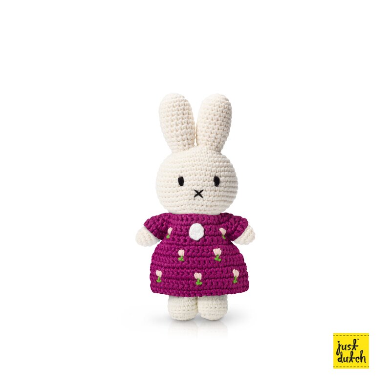 miffy handmade and her cerise tulip dress