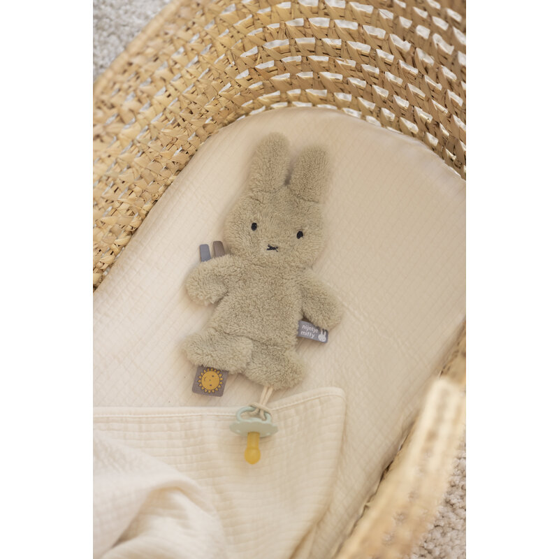 Miffy Pacifier Cloth Fluffy green