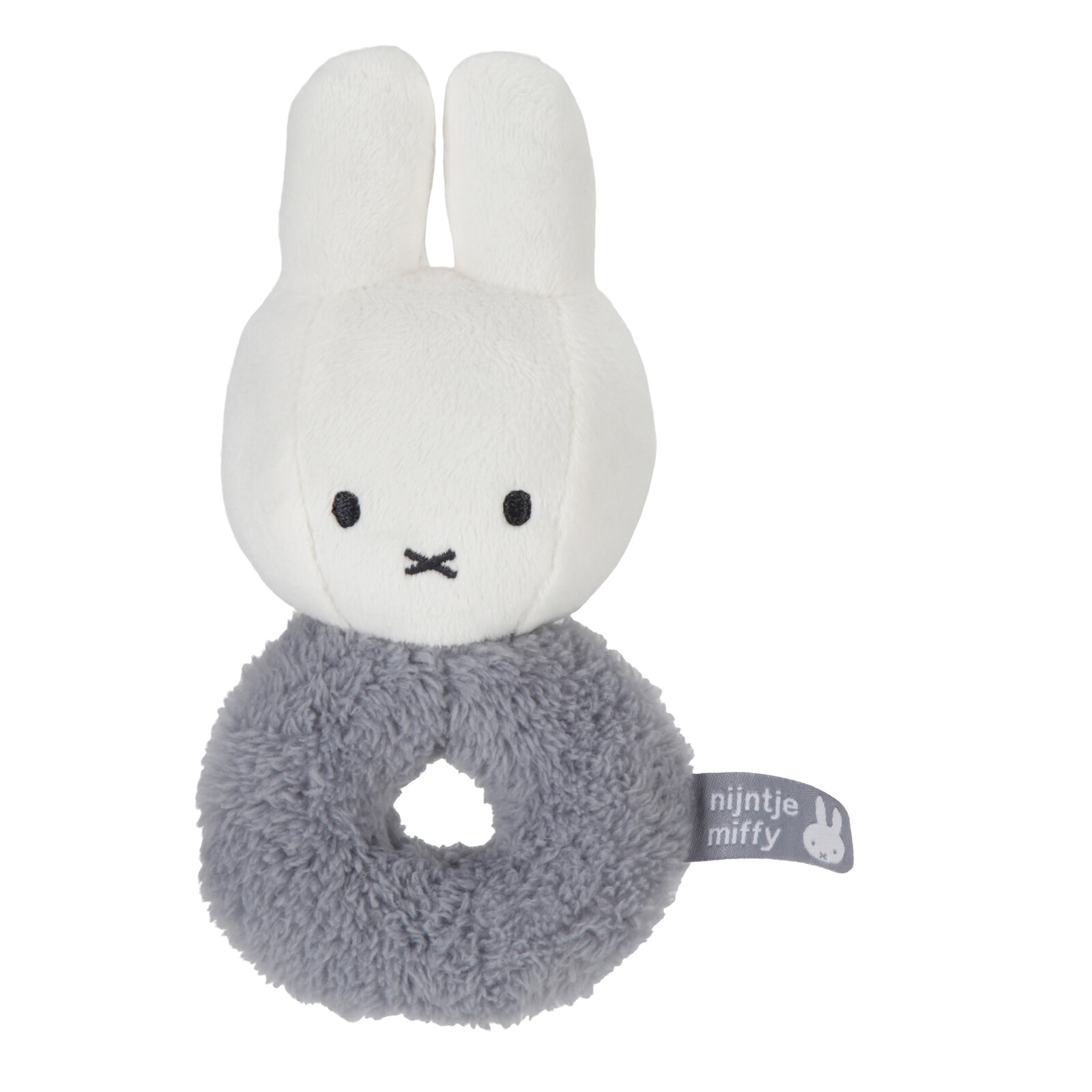 Miffy Rattle Fluffy blue