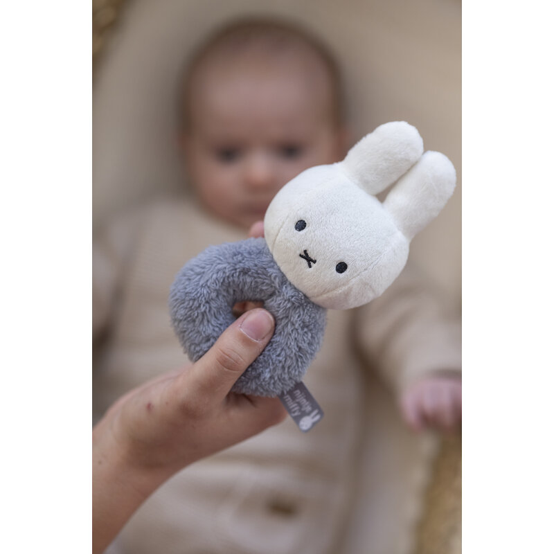 Miffy Rattle Fluffy blue