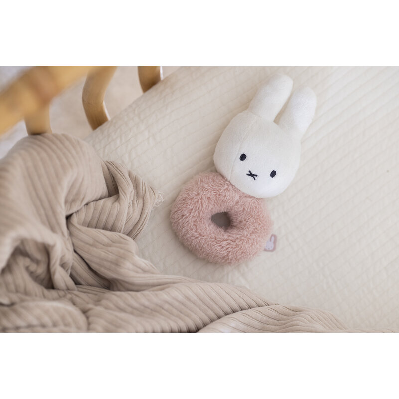 Miffy Rattle Fluffy pink
