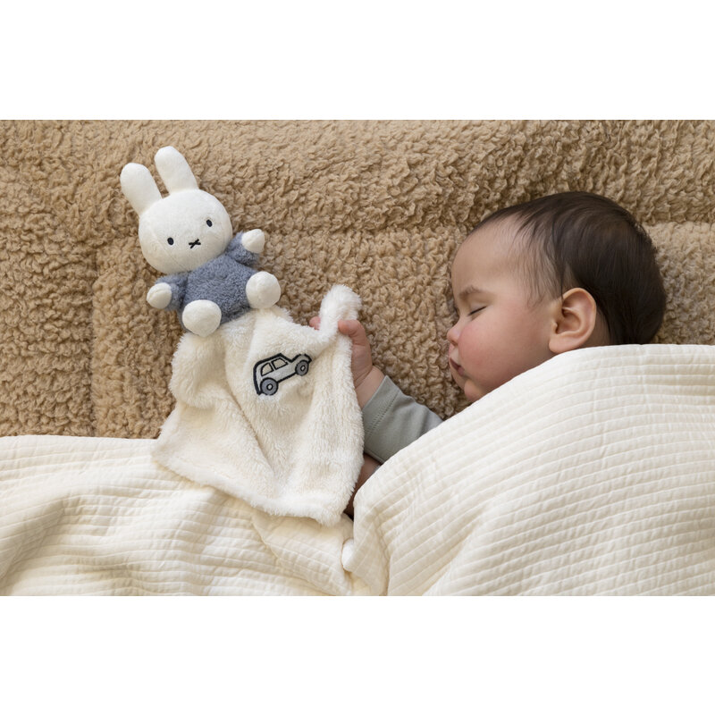 Miffy Cuddle Cloth Fluffy blue