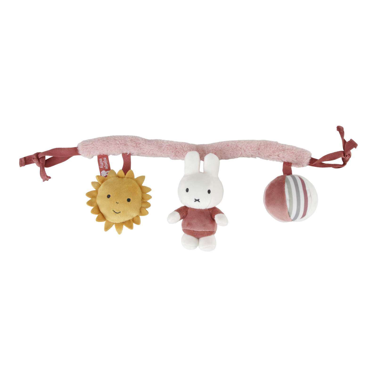 Miffy car seat toy Fluffy pink