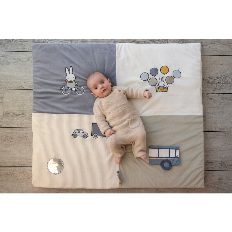 Miffy Playpen Mat Fluffy blue