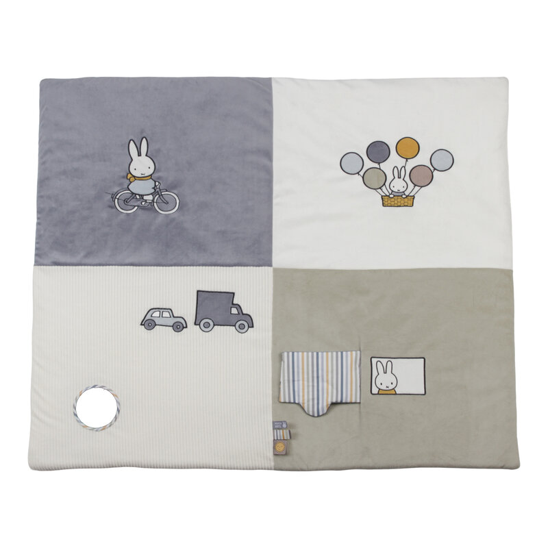 Miffy Playpen Mat Fluffy blue