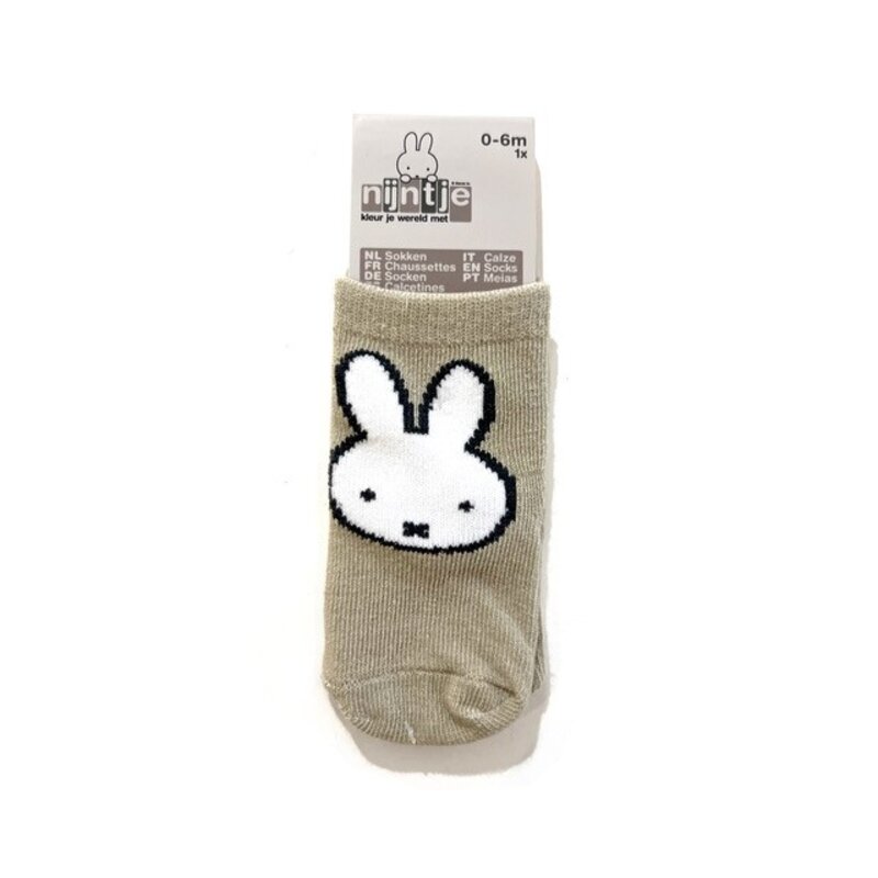 Sokjes nijntje beige 0-6 maanden