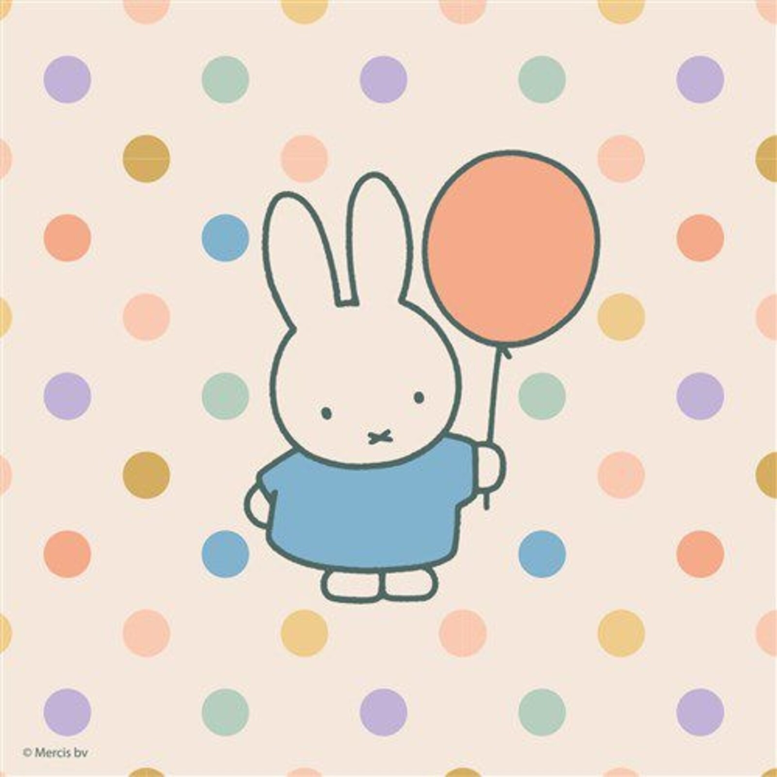 Napkins Miffy stripe/dot