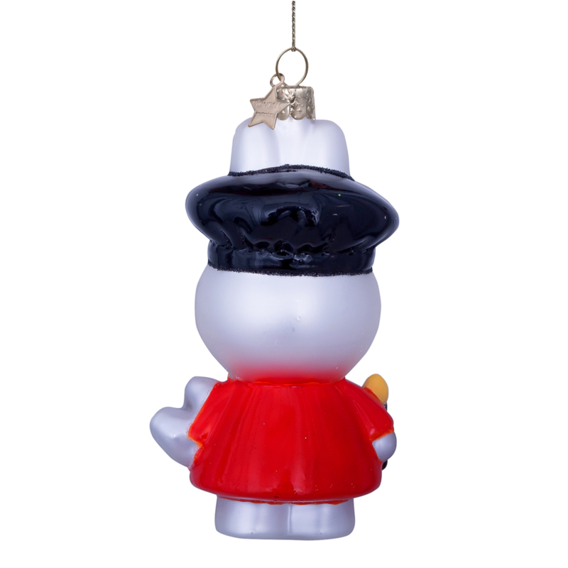 Ornament glass Nijntje/Miffy w/brush H11cm w/box