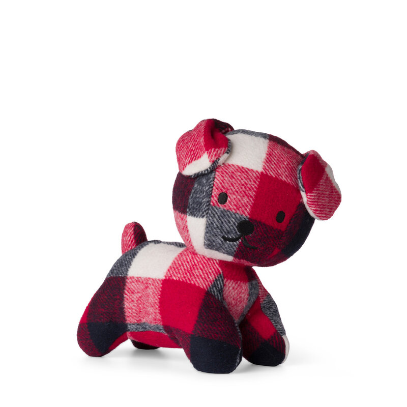 Snuffy Check Red / Blue 30 cm 12”