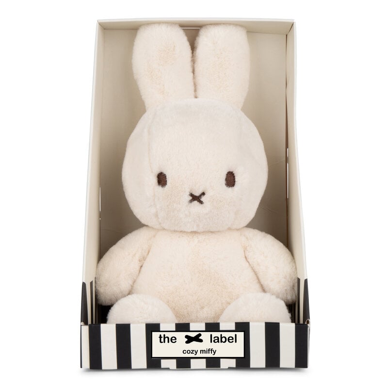 Cozy Miffy Sitting Cream in giftbox - 23 cm - 9"