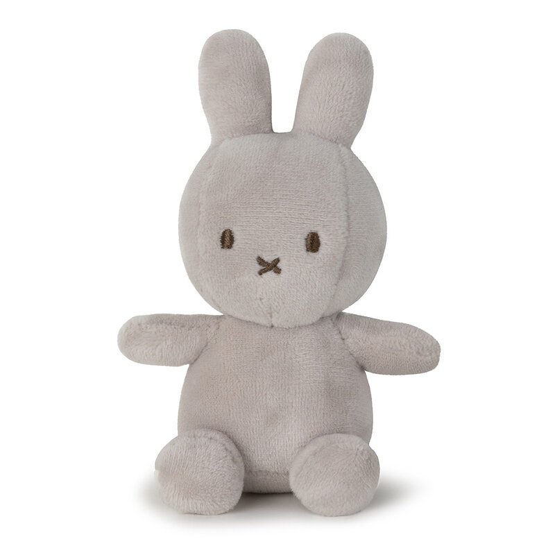 Lucky Miffy Sitting Grey in giftbox - 10 cm - 4"