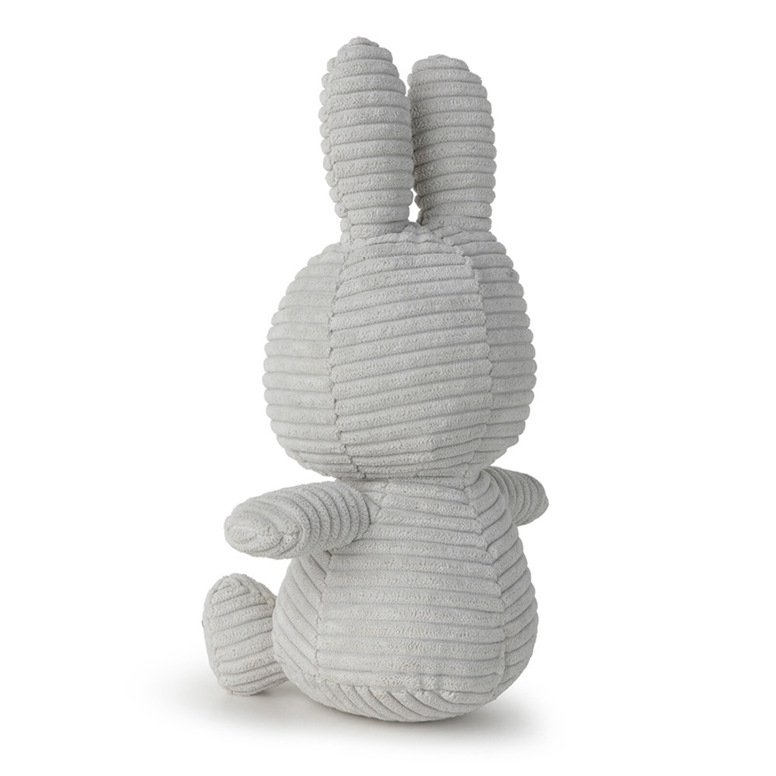 Miffy Sitting Corduroy Soft Grey - 23 cm - 9''