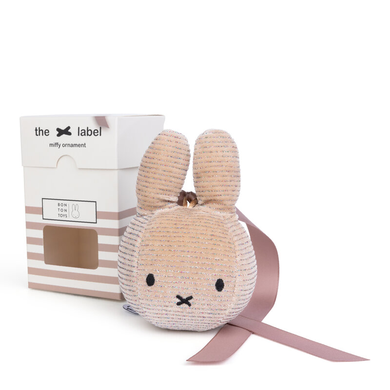 Miffy Ornament (sparkle sand) in Geschenkbox - 12 cm