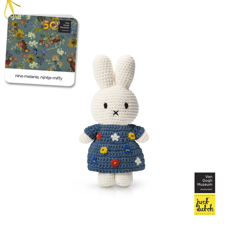 Miffy handgefertigt und ihr van Gogh 50 Jahr Kleid