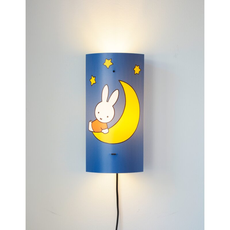 Packlamp Wandlampe Miffy mit dem Mond