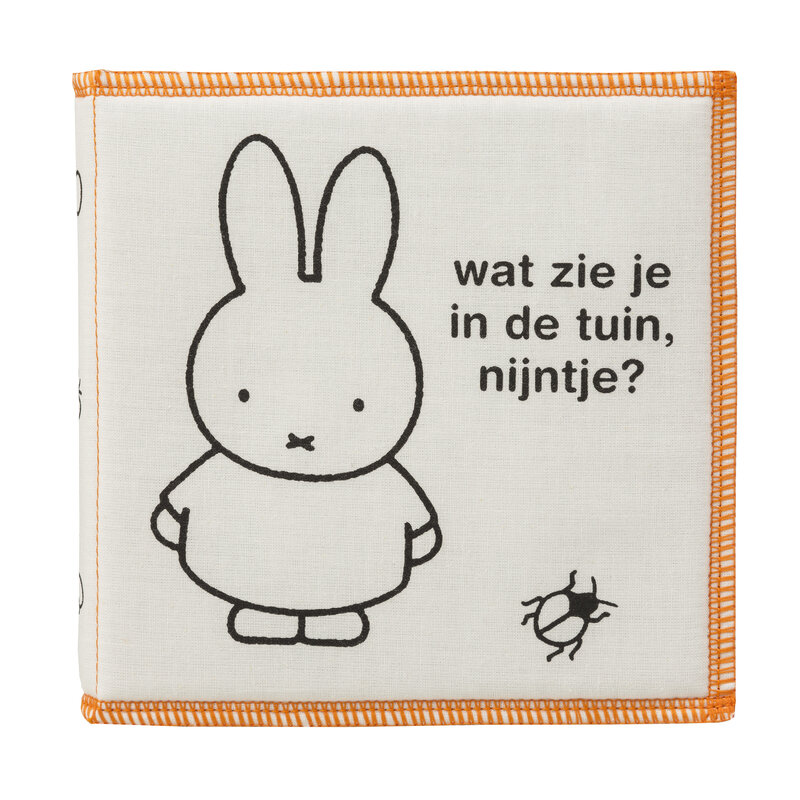 wat zie je in de tuin, nijntje? What do you see in the garden, miffy?