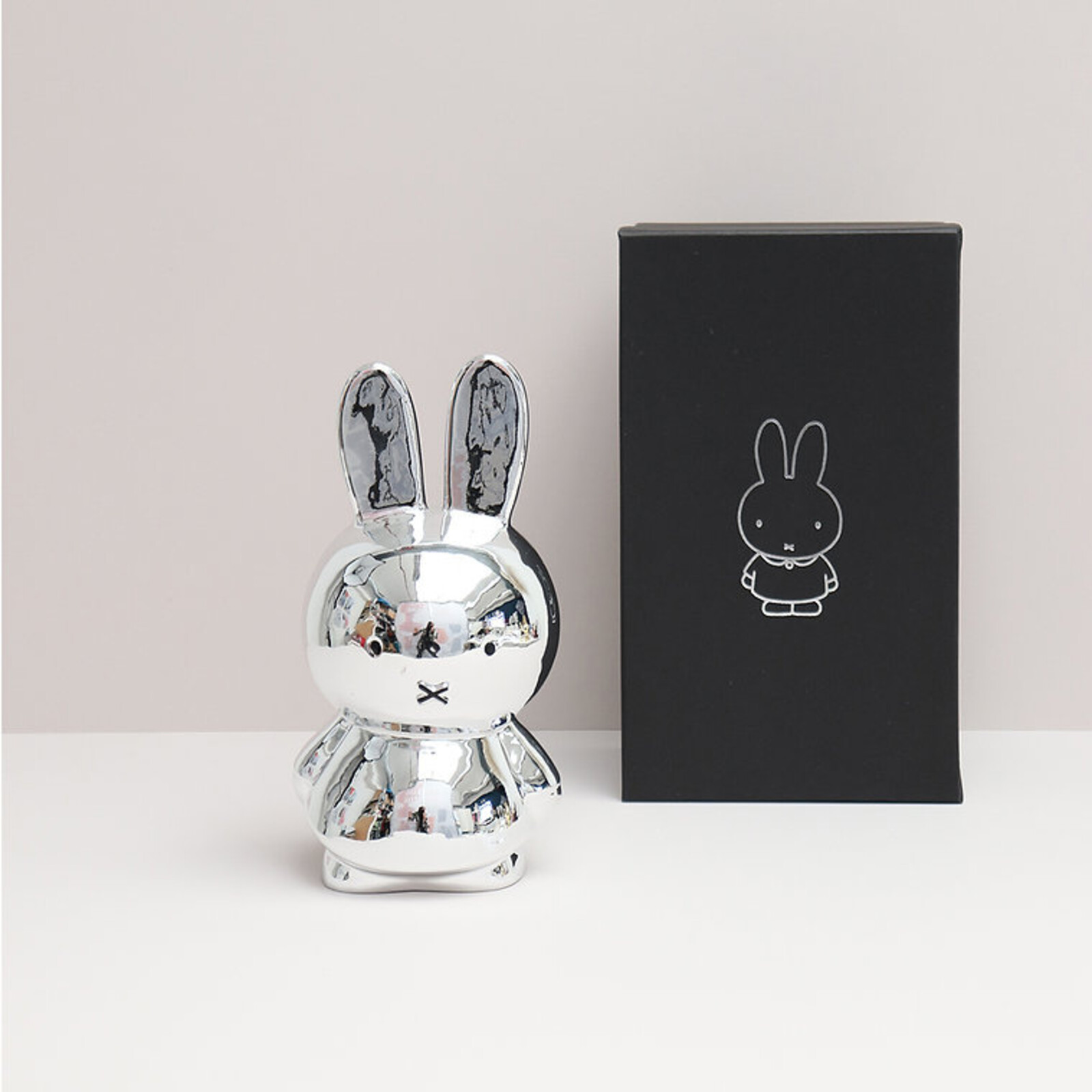 Miffy Kerzenständer 25 cm, Silber