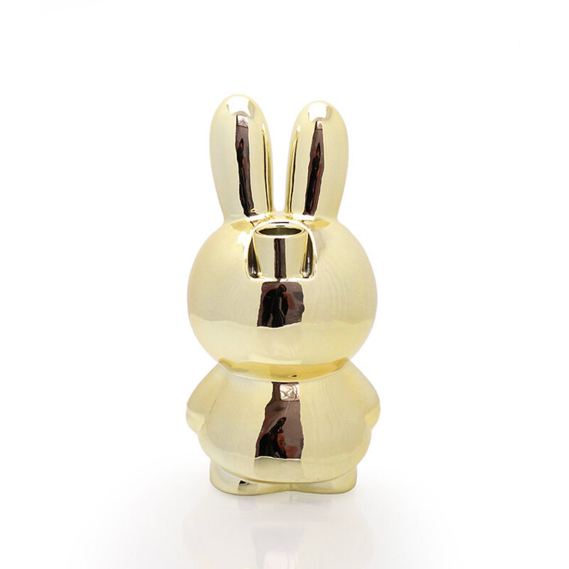 Miffy Kerzenständer 25 cm, Gold