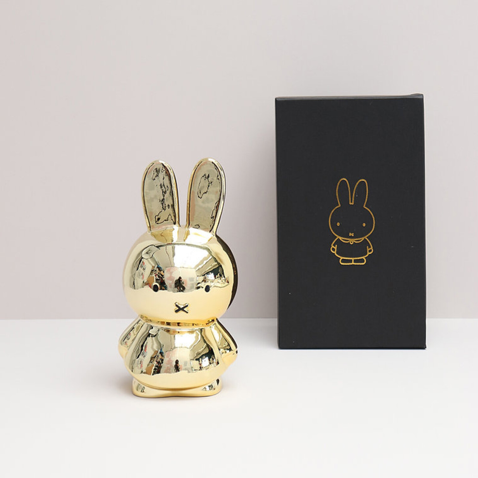 Miffy candlestick 25 cm, gold