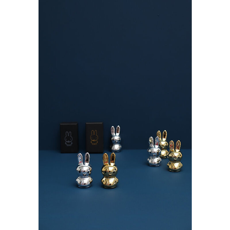 Mini nijntje 9 cm zilver