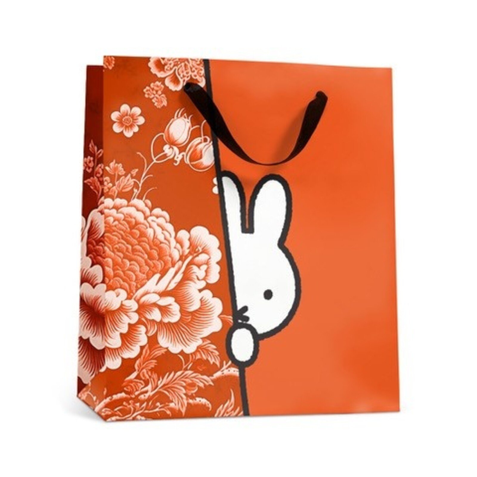 Giftbag medium miffy peekaboo red