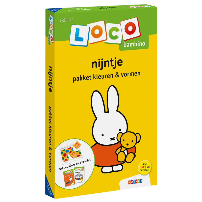 Loco bambino Miffy package colors & shapes