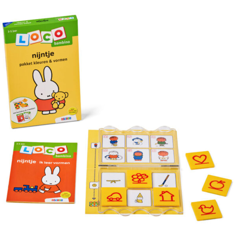 Loco bambino Miffy package colors & shapes