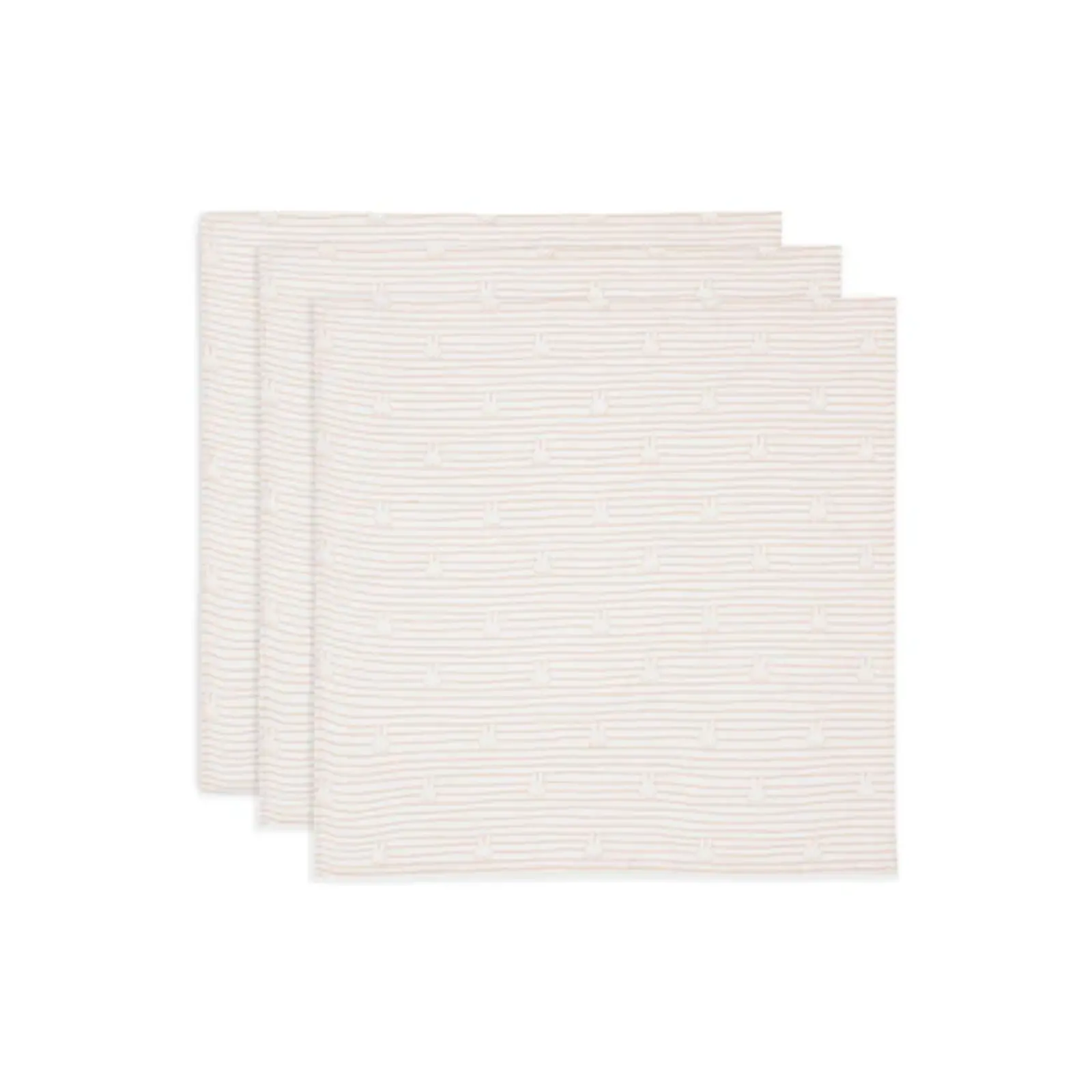 Hydrophiles Tuch Klein 70x70cm Miffy Stripe Biscuit (3pack)
