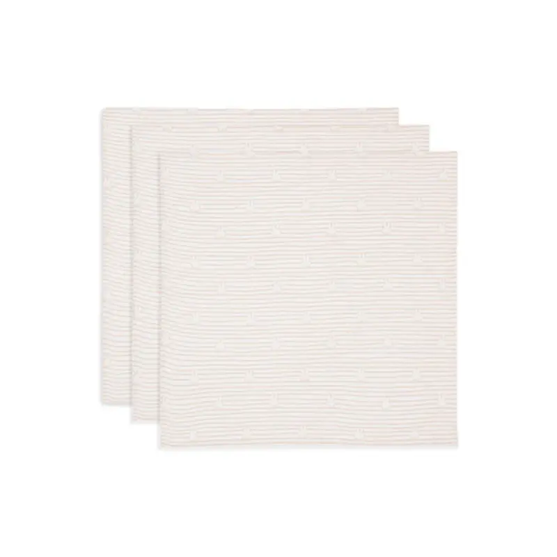 Hydrophiles Tuch Klein 70x70cm Miffy Stripe Biscuit (3pack)