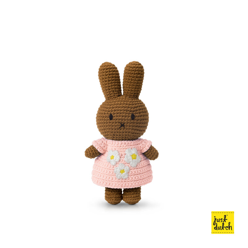 melanie handgefertigt und miffy's pastellrosa Geburtstagskleid