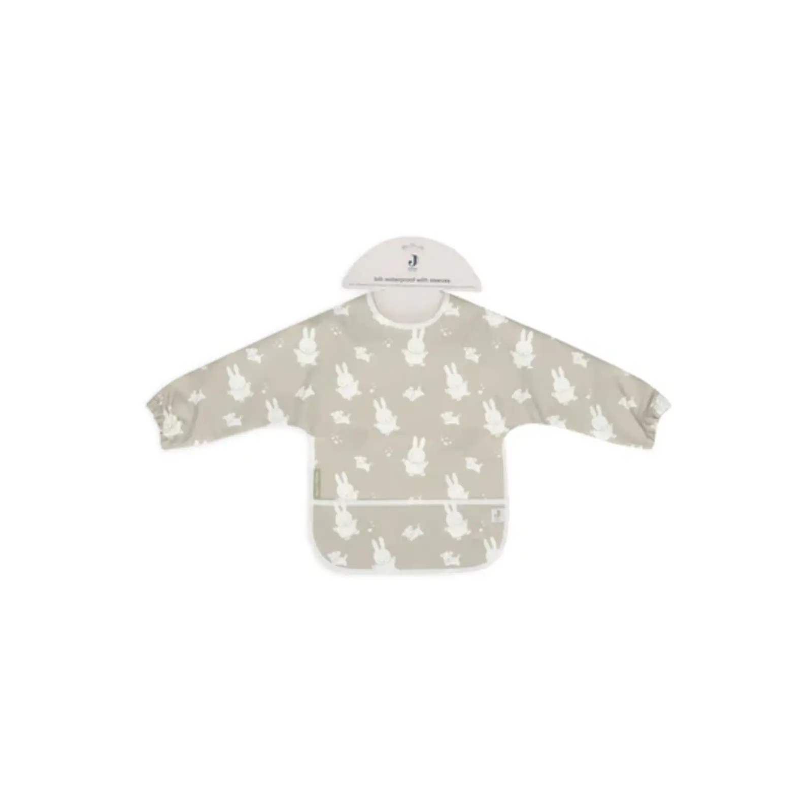 Langärmliges Lätzchen Miffy & Schnuffy Olivgrün