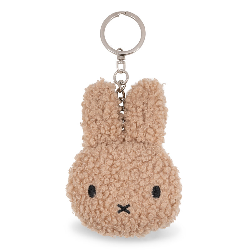 Flacher Miffy-Schlüsselanhänger ECO Tiny Frottee Beige - 10 cm - 4"