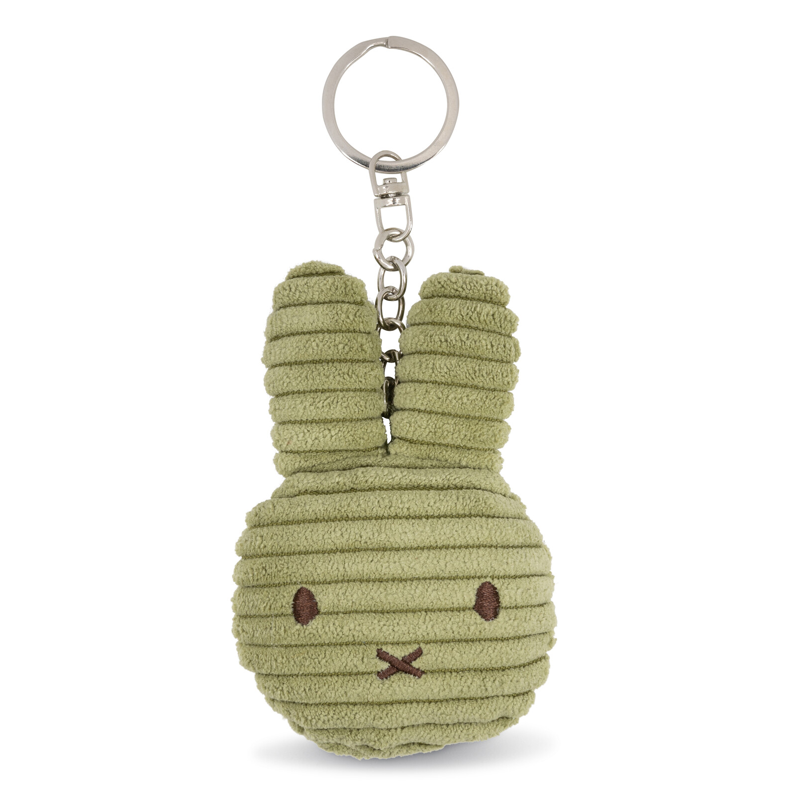 Miffy Flat Keychain ECO Corduroy Olive Green - 10 cm - 4"