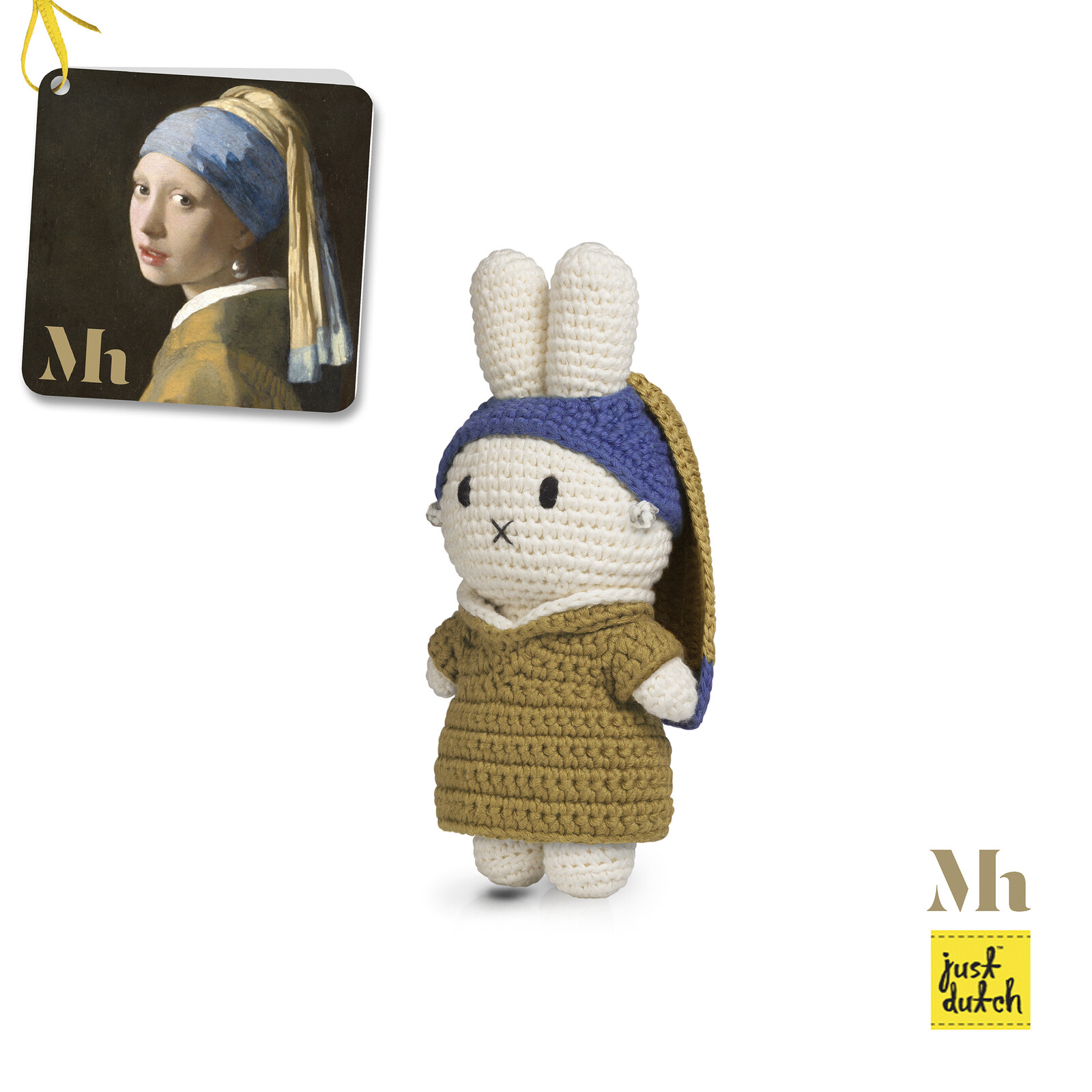 Miffy handgefertigt und Mädchen mit dem Perlenohrring-Outfit