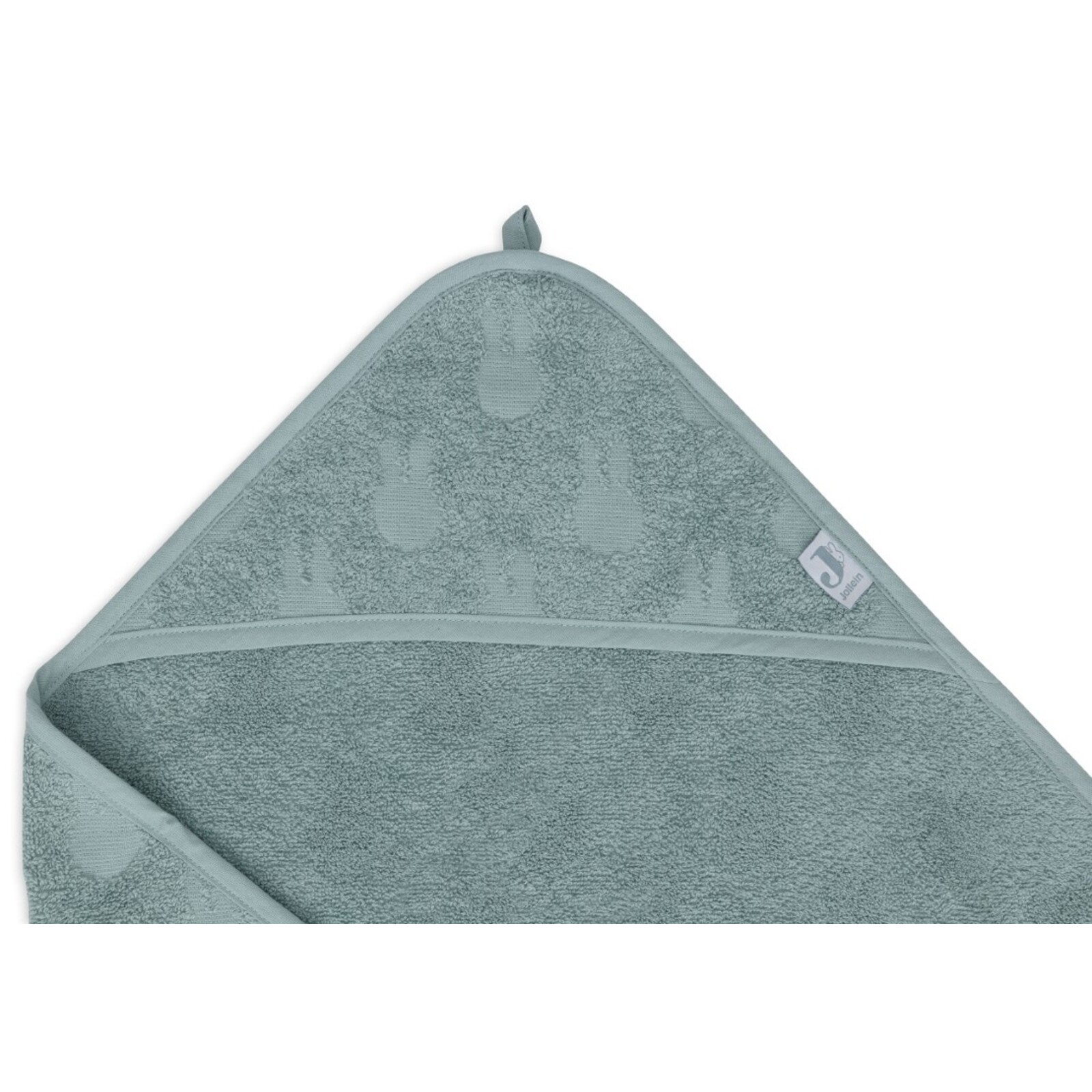 Badcape Badstof 75x75cm Miffy Jaquard - Sea Green