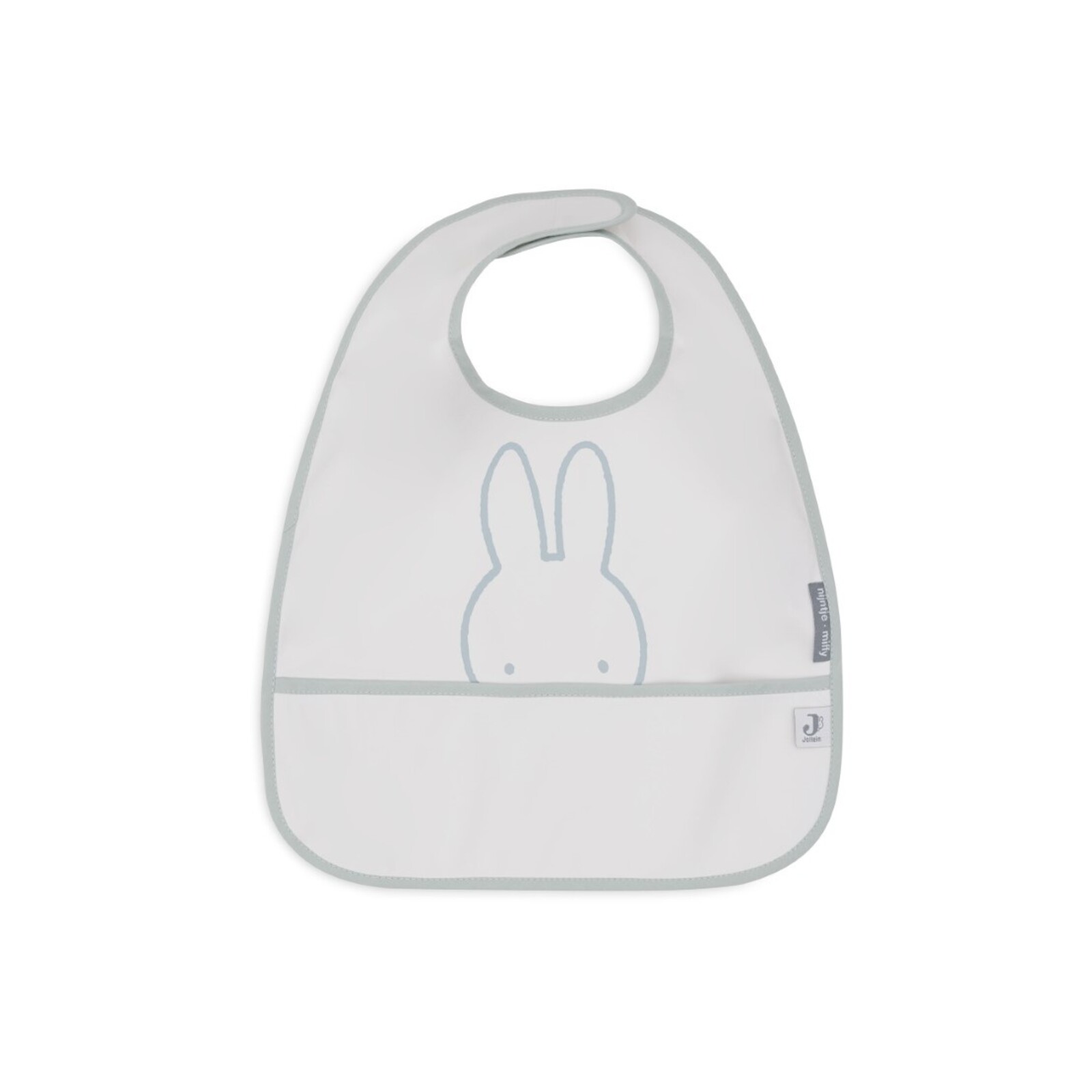 Wasserdichtes Lätzchen Miffy Peekaboo – Seegrün – 2 Stück