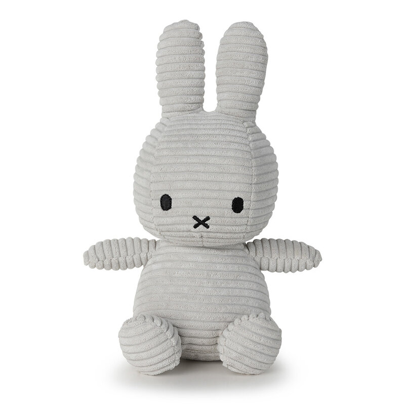 Miffy ECO Cord weiches Grau - 23 cm - 9''