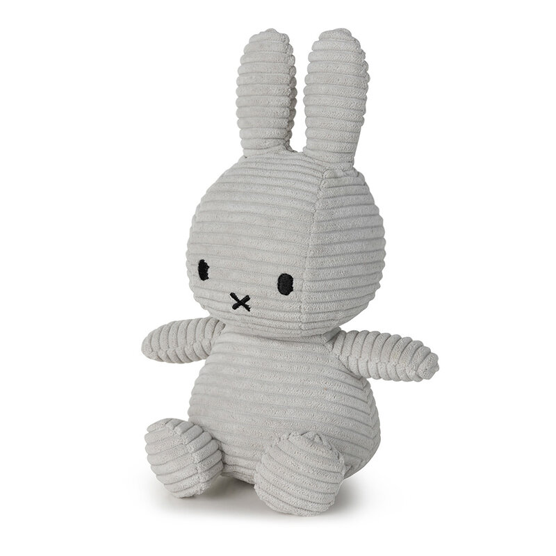 Miffy ECO Cord weiches Grau - 23 cm - 9''