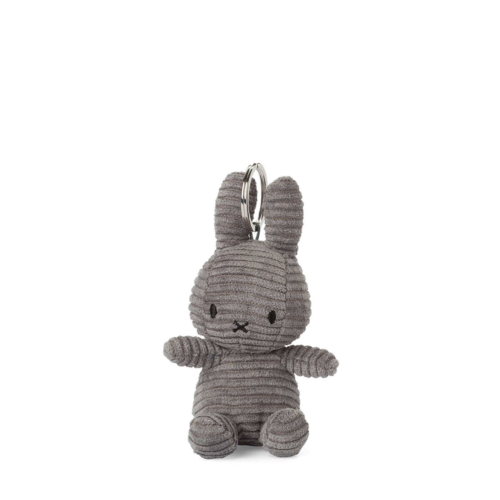 Miffy Keychain ECO Corduroy Grey - 10 cm - 4"