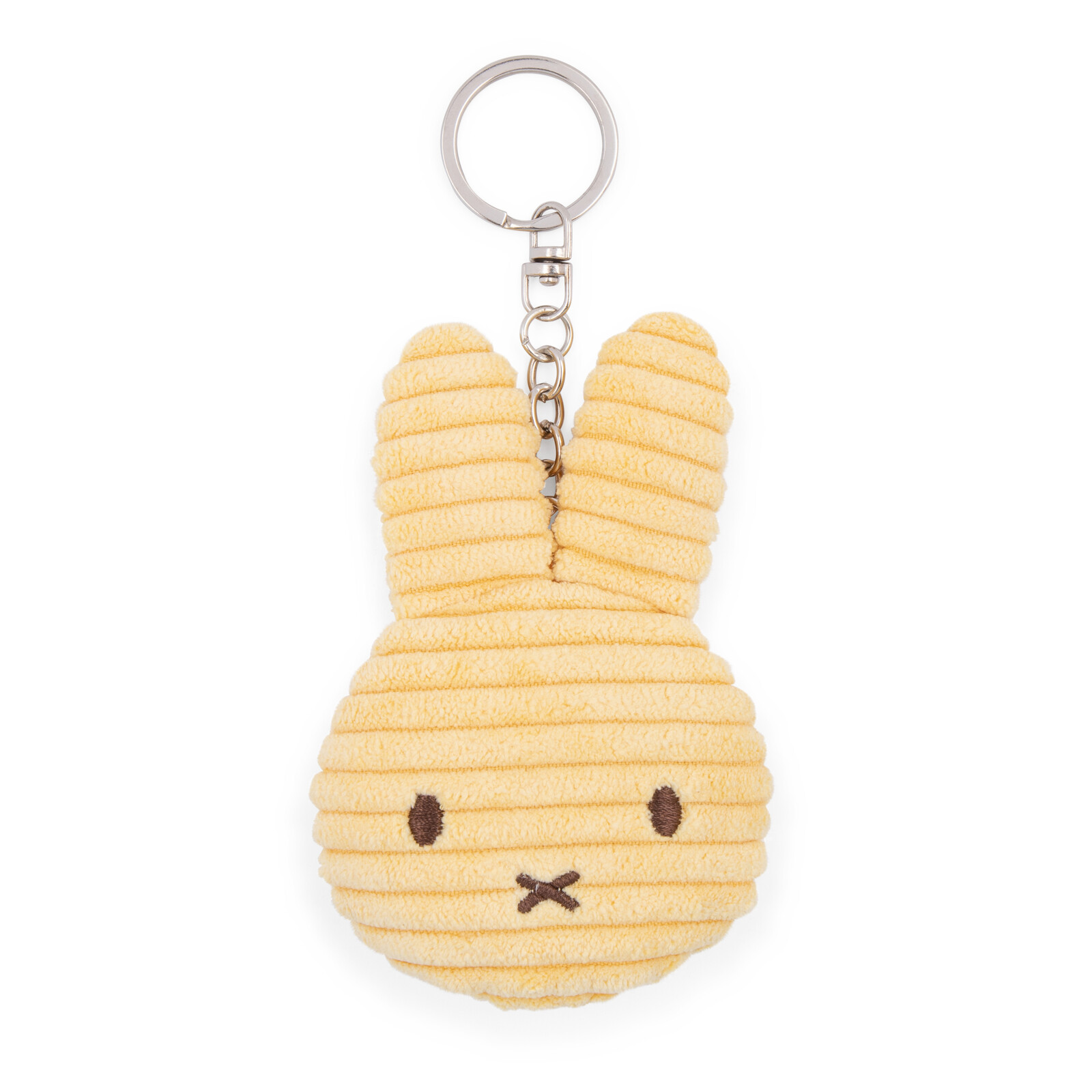 Miffy Flat Keychain ECO Corduroy Buttercream  - 10 cm - 4"