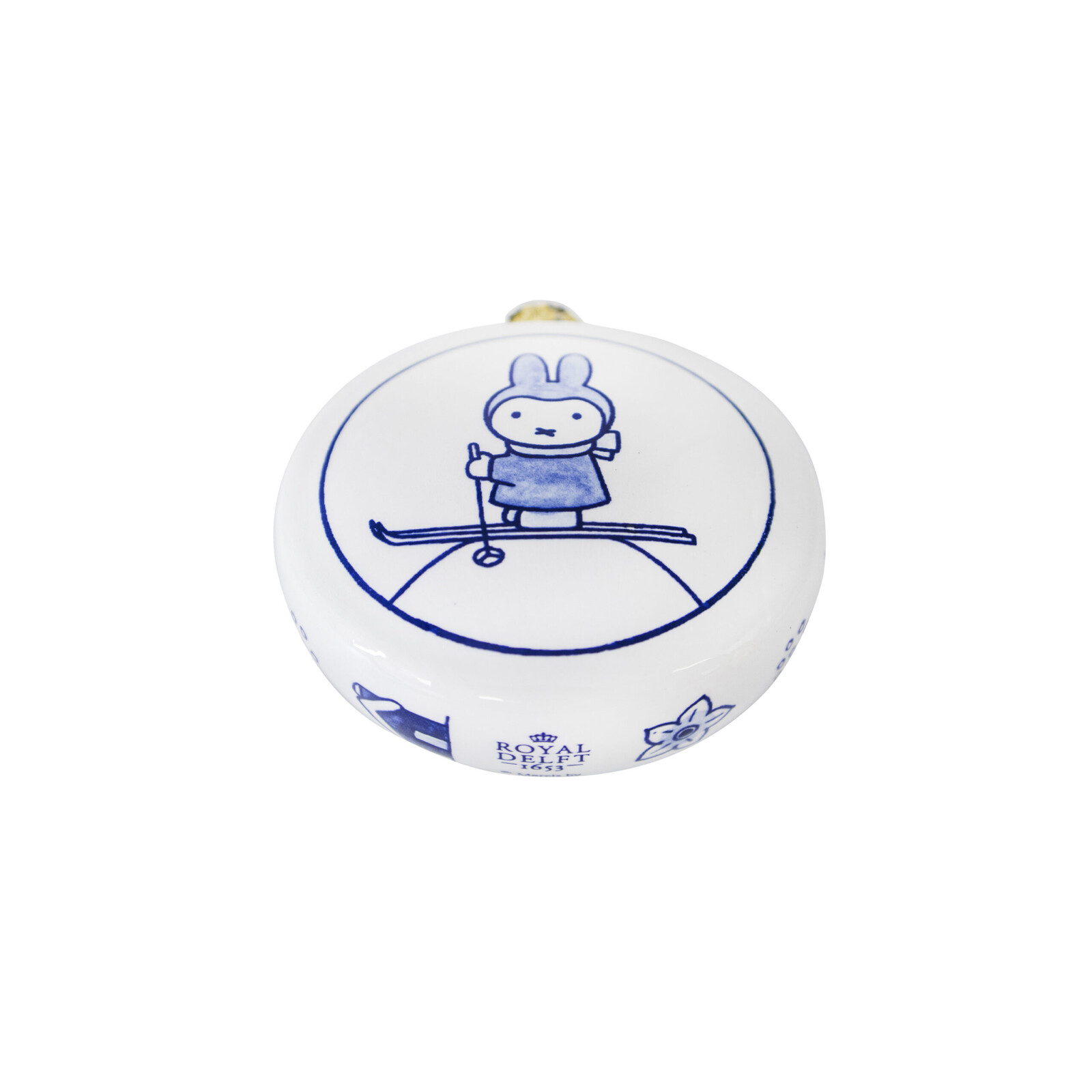 Christmas ornament Miffy ski