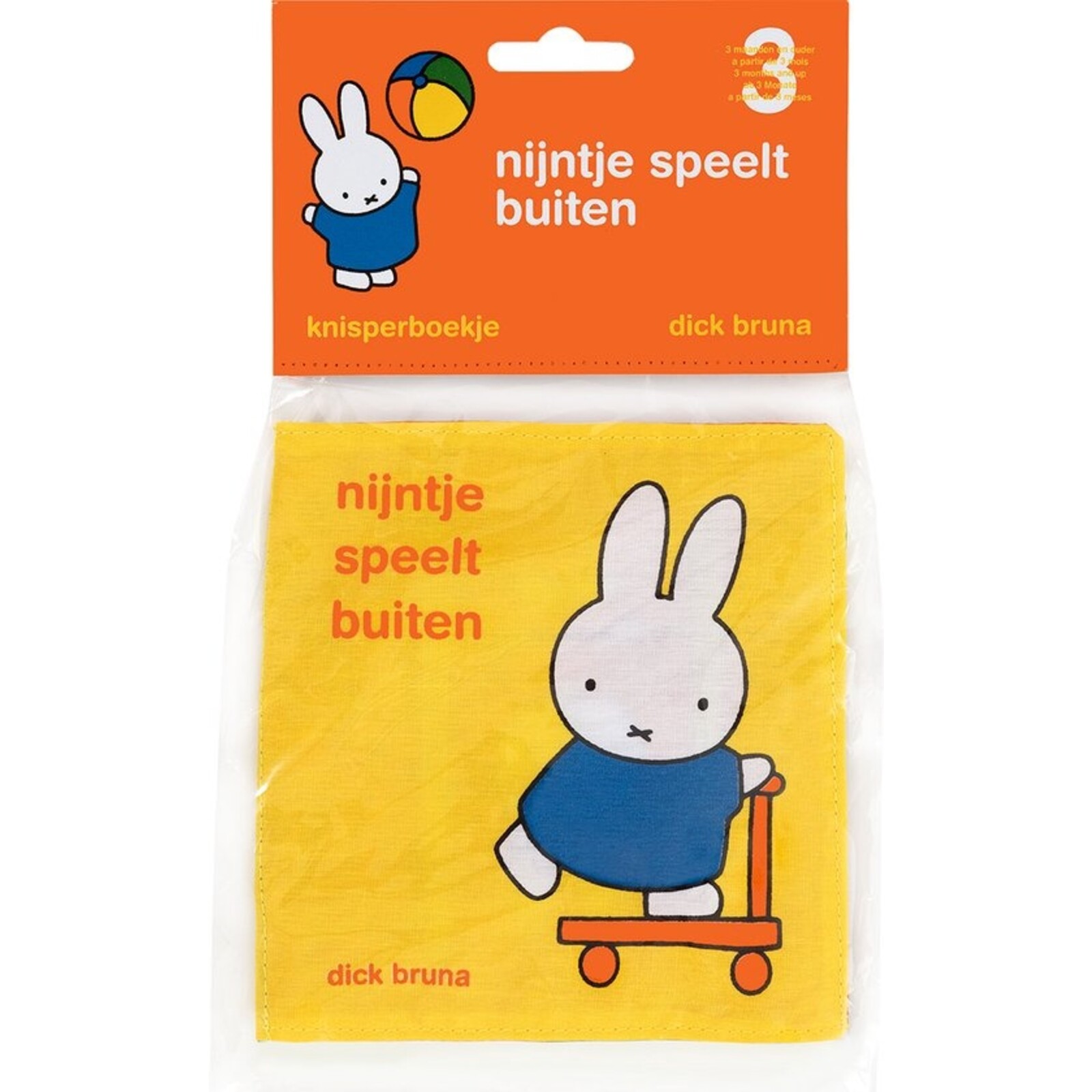 knisperboekje nijntje speelt buiten