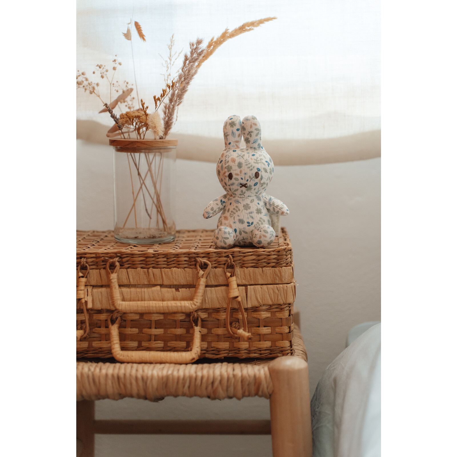 Lucky Leaves Miffy cuddly toy all-over 15cm