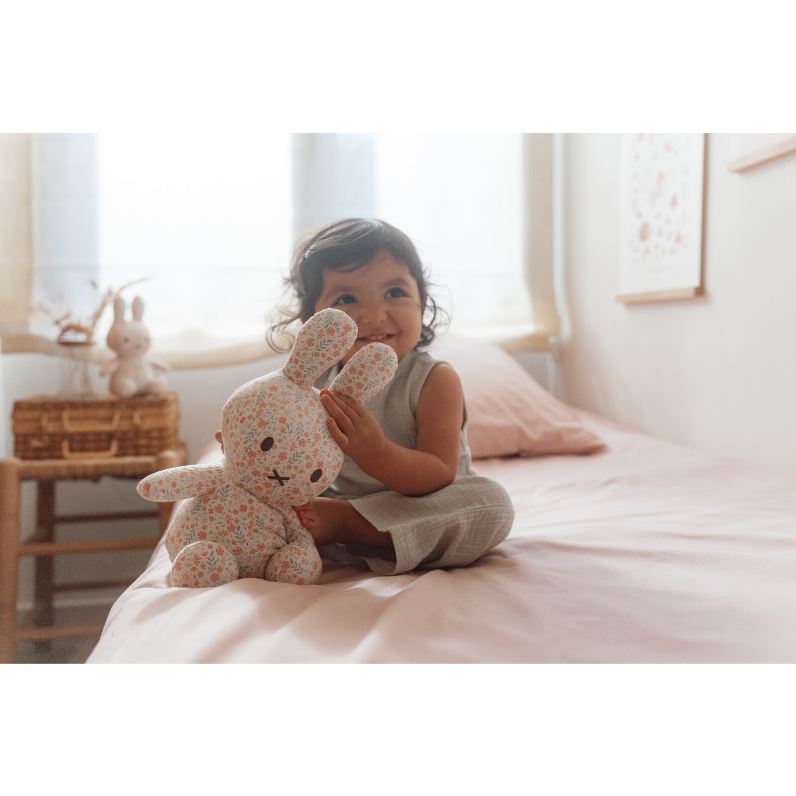 Lucky Blossom Miffy cuddly toy all over 30cm